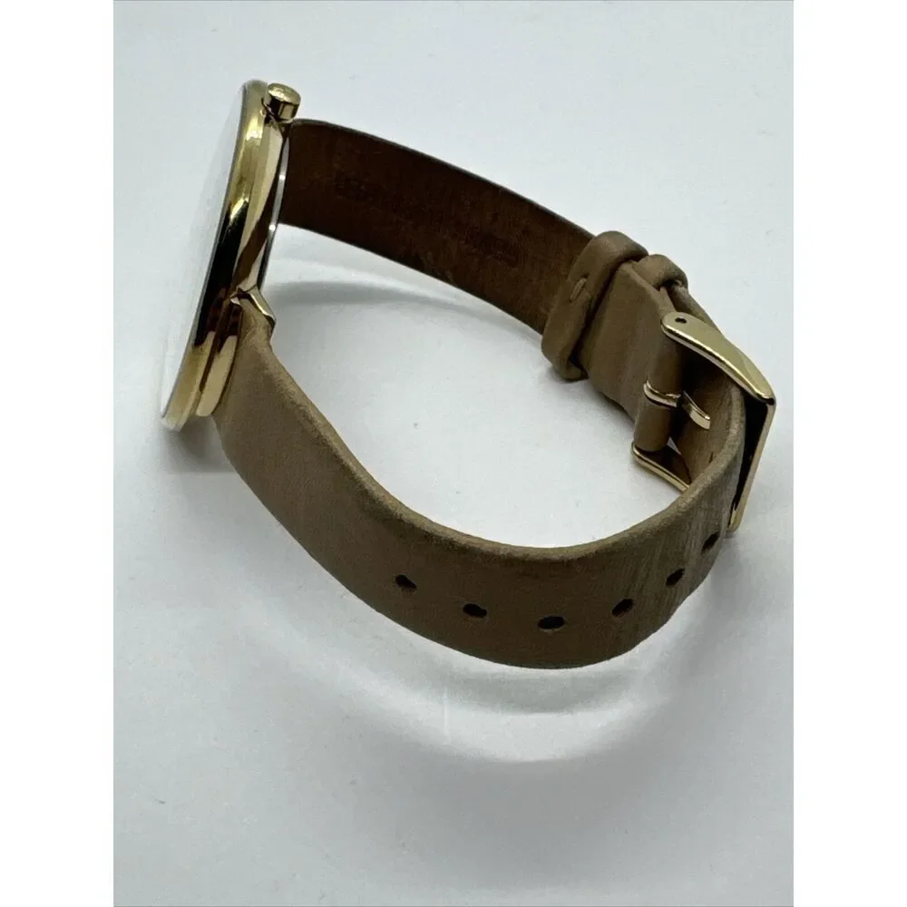 Skagen Gitte SKW2137 Women's Beige Leather Analog Dial Quartz Wrist Watch AEA028